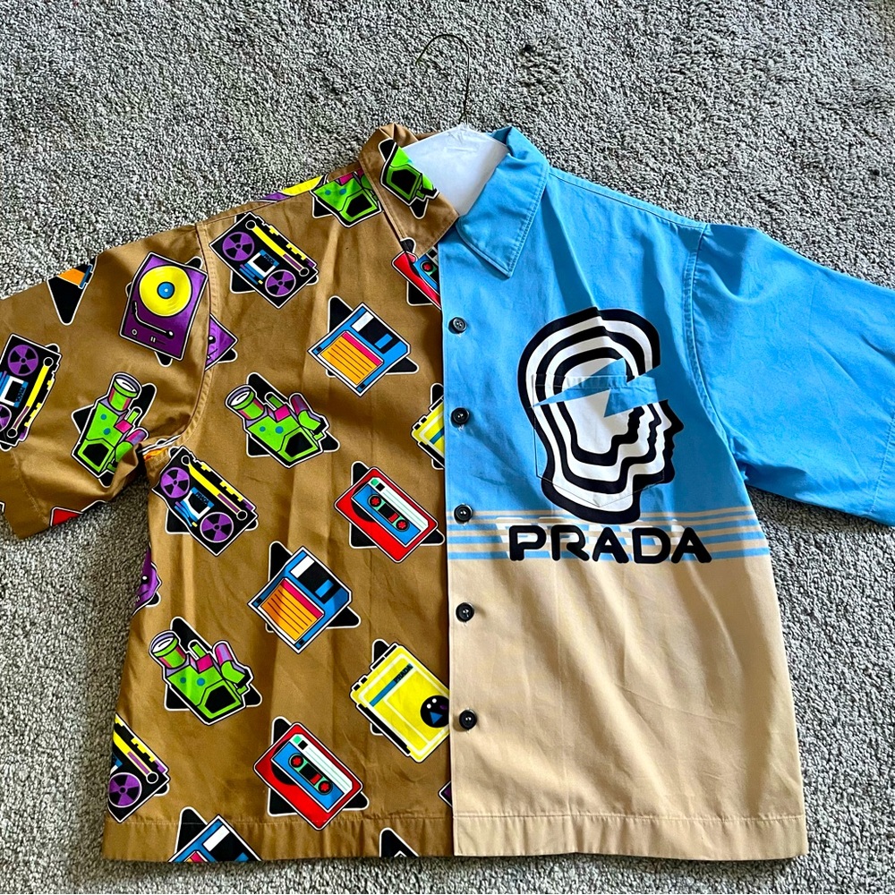 Prada Button Up. size Small